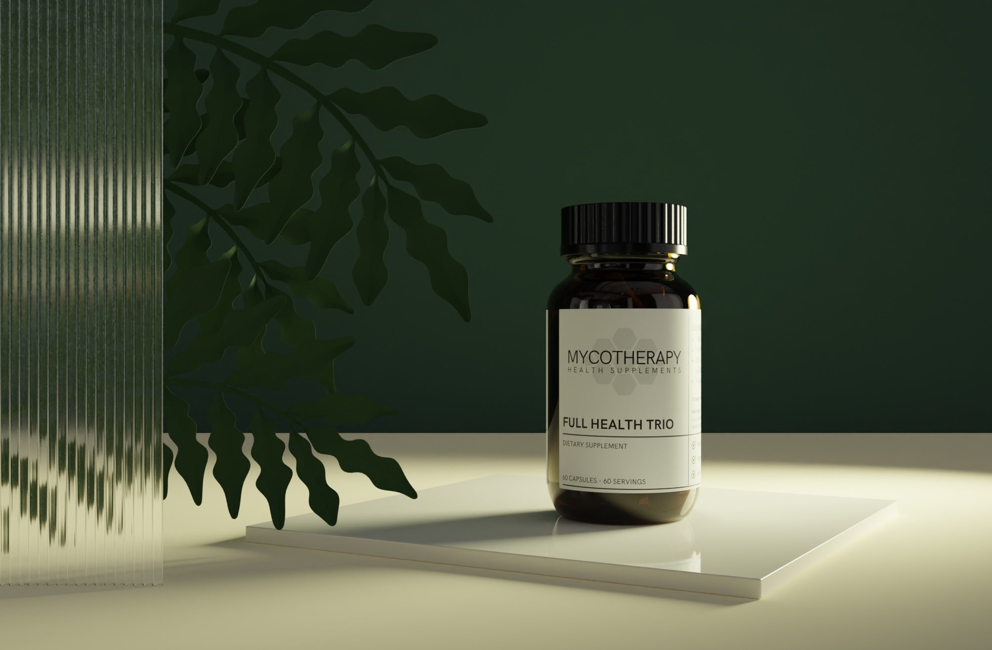 Full Health Trio Mushroom Extract Blend Capsules