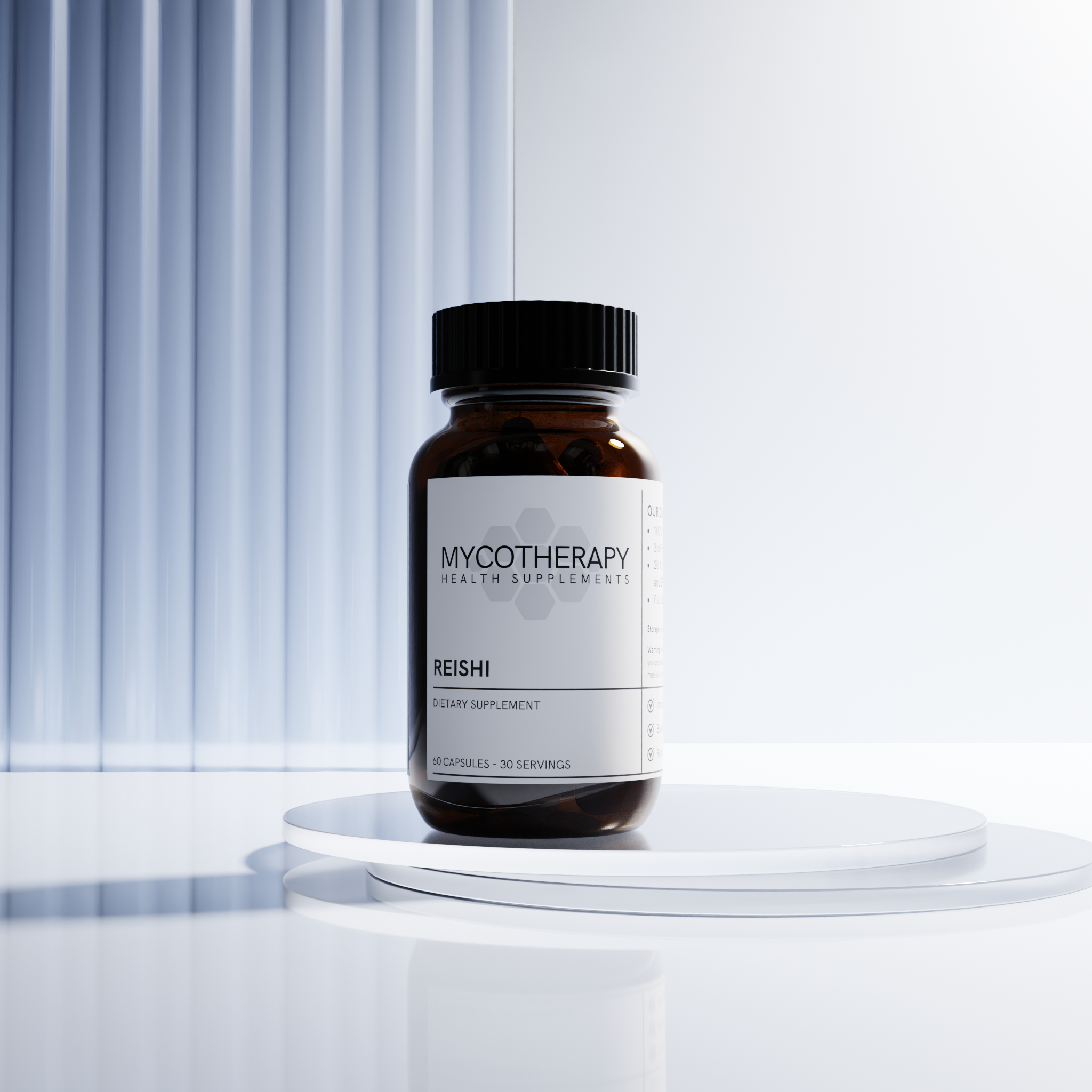 Reishi Extract Capsules | Your Daily Support for Sleep Quality and Immune Function | Organic and USA-Grown