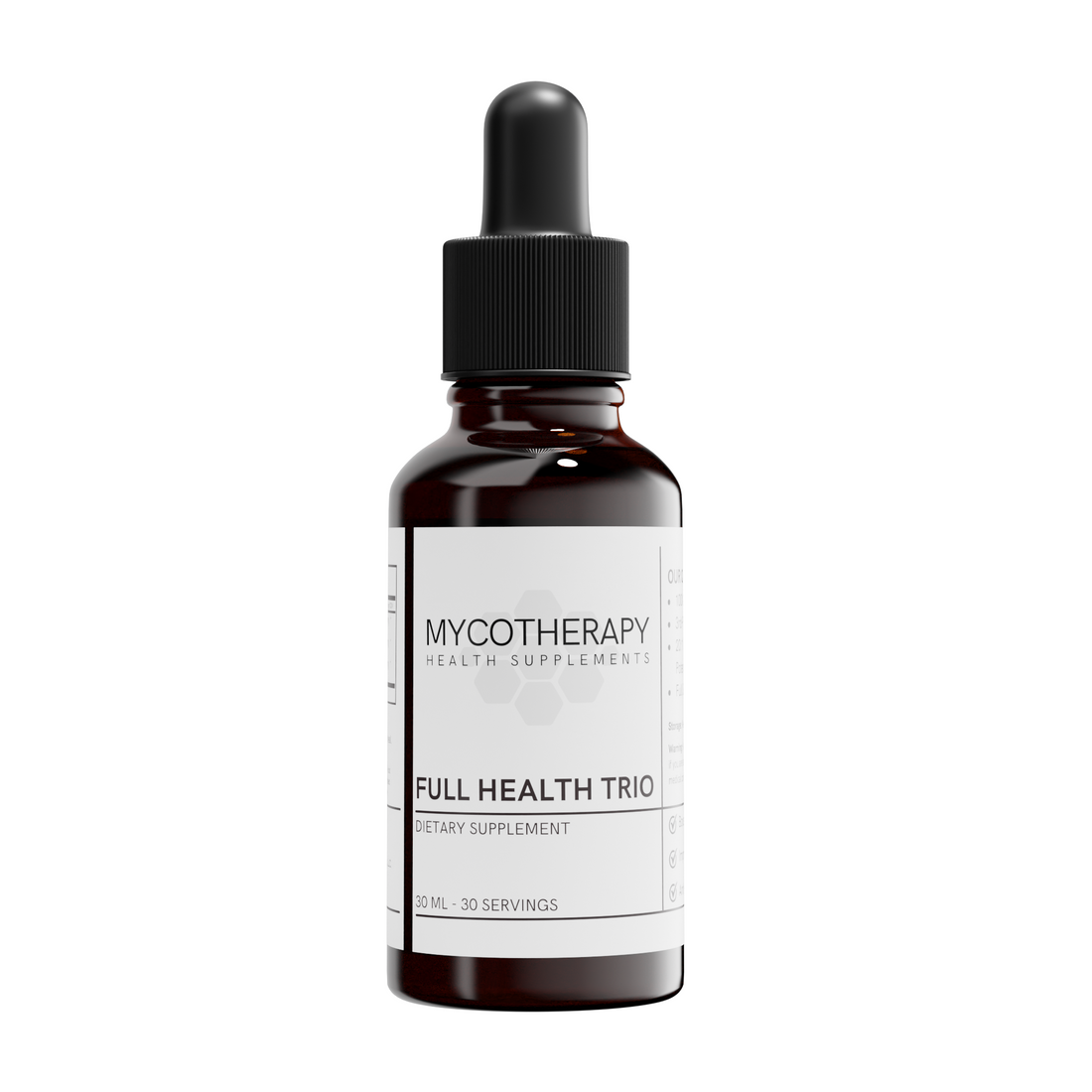 Organic Full Health Trio Liquid Extract | USA-Grown