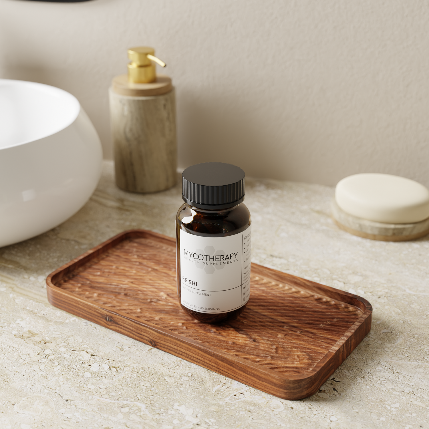 Reishi Extract Capsules | Your Daily Support for Sleep Quality and Immune Function | Organic and USA-Grown