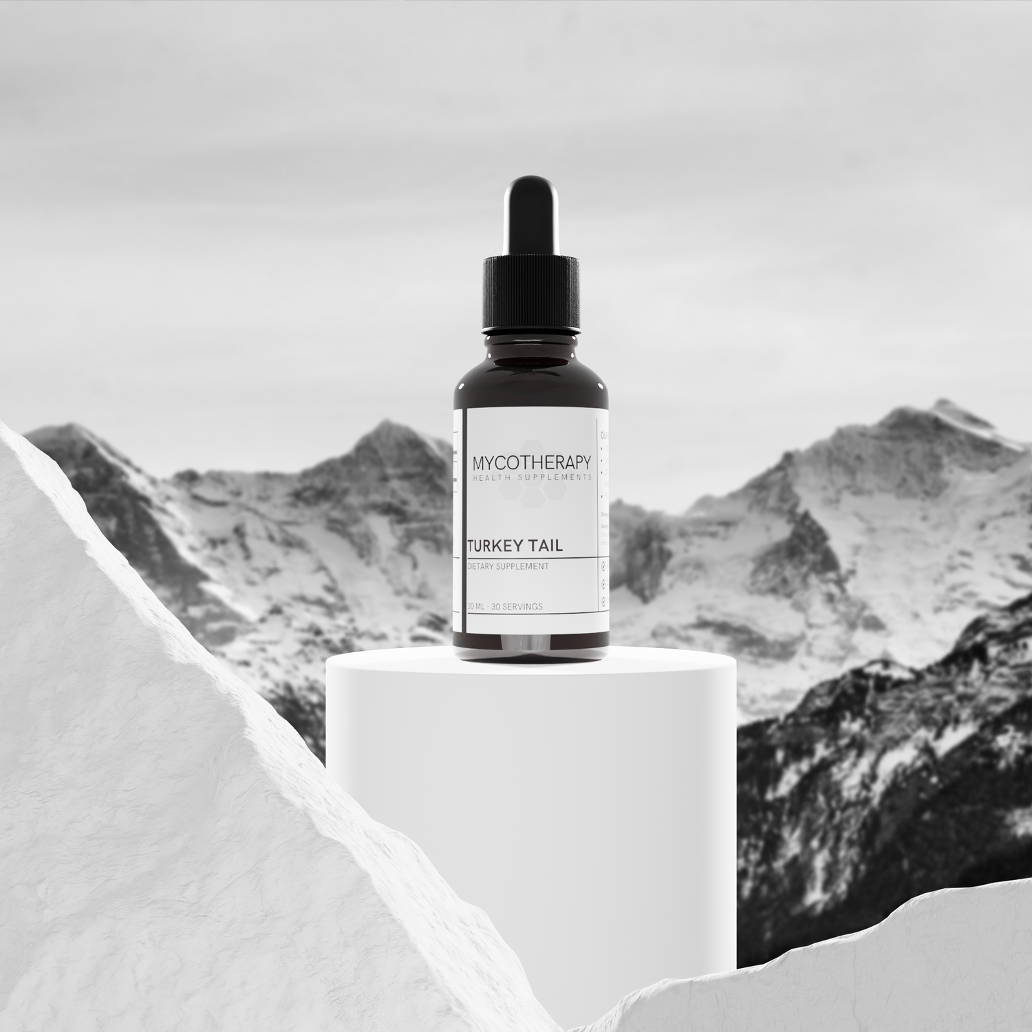 Anti-Inflammation and Gut Health Support | Organic Turkey Tail Liquid Extract