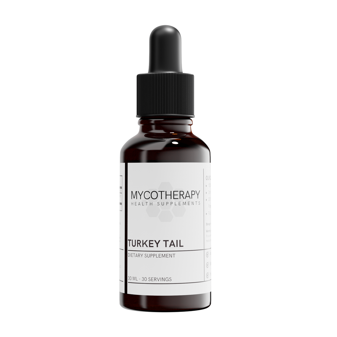 Organic Turkey Tail Liquid Extract | USA-Grown