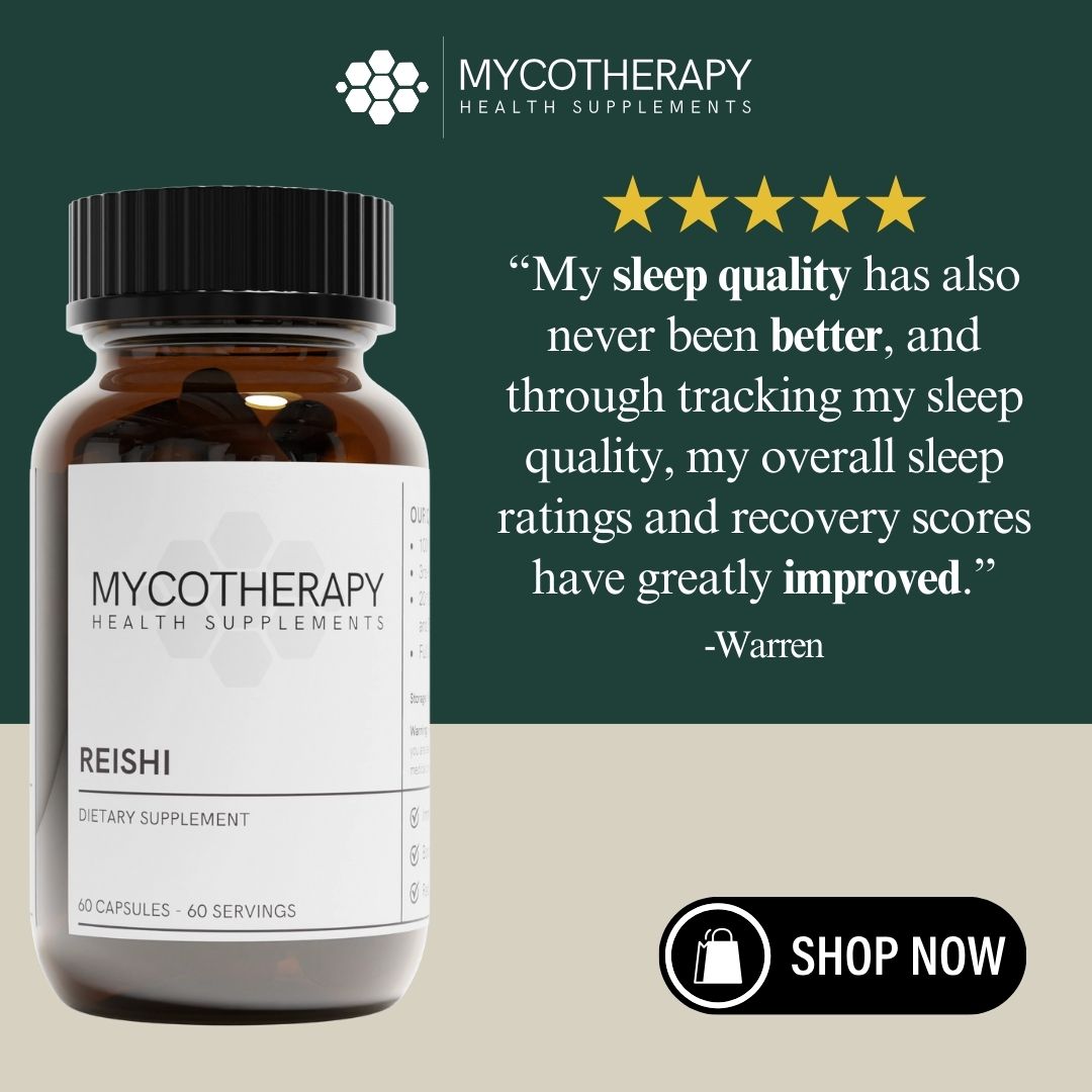 Reishi Extract Capsules | Your Daily Support for Sleep Quality and Immune Function | Organic and USA-Grown